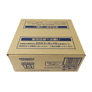Pokemon Card 151 - Booster Box CASE sv2a (Japanese) (Pokemon TCG)